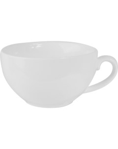 Чашка чайная 280мл 130х109х53мм фарфор белый Kunstwerk