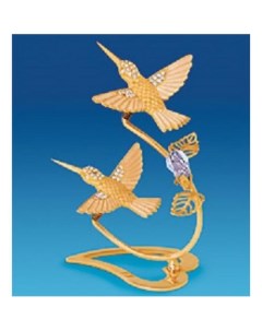 Фигурка декоративная Пара колибри со стразами 12 см Crystal temptations