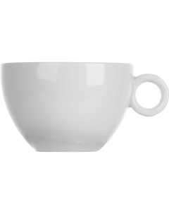 Чашка Бола чайная 280мл 130х105х70мм фарфор белый Lubiana