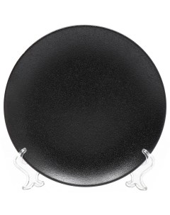 Блюдо керамика круглое 20 см черное Крафт A0017Y101 Daniks