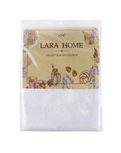 Скатерть 140x180 жаккард Lara Home белый ИКР Lara home