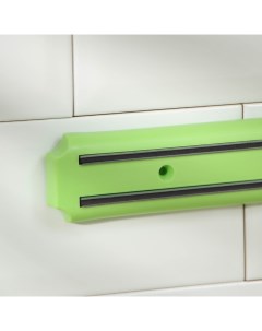 Держатель для ножей магнитный 38 см цвет зеленый Доляна