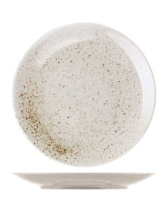 Тарелка Austria Лайфстиль мелкая 240х240х22мм фарфор песочный Lilien