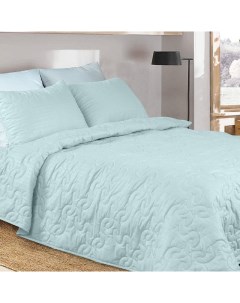 Одеяло 2 спальное 172х205 Cotton Fresh с волокном хлопка цвет голубой Just sleep