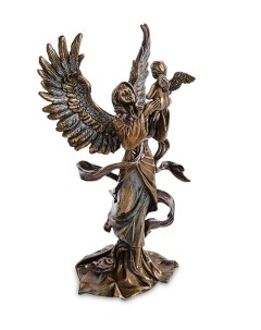 Статуэтка Девушка ангел с ребенком Veronese