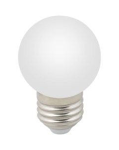 LED G45 1W 3000K E27 FR С Лампа декоративная светодиодная Форма шар UL 00006560 Volpe