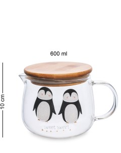 Заварочный чайник Радостные пингвины Подарки от михалыча