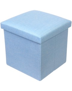 Коробка для хранения вещей Веста 980 320 голубой пуф 31х31х30см Селфи