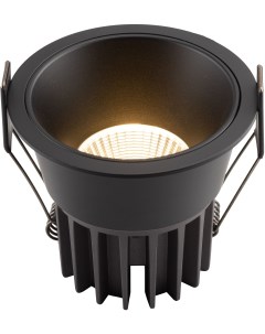Встраиваемый светильник светодиодный черный DK4400 DK4400 BK Denkirs