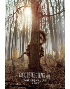 Постер к фильму Там где живут чудовища Where the Wild Things Are Оригинальный 43 2x63 Nobrand