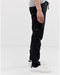 Черные брюки в стиле милитари Superdry