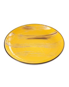 Тарелка десертная Scratch d 17 5 см цвет жёлтый Wilmax