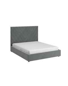 Кровать Ирма 160х200 см c ПМ Холодный серый Вар 2 Bravo мебель