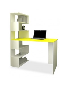 Компьютерный стол Мебелеф Мебелеф 3 желтый Мебелефф