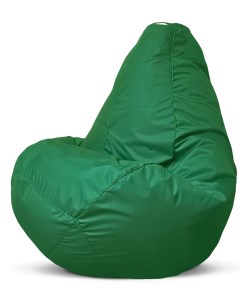 Кресло мешок пуфик груша размер XXXL зеленый оксфорд Puflove