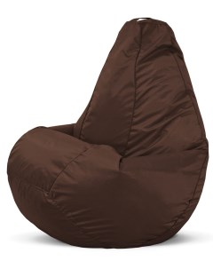 Кресло мешок пуфик груша размер XL коричневый оксфорд Puflove