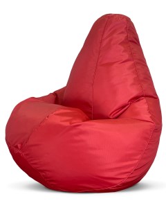 Кресло мешок пуфик груша размер XXL красный оксфорд Puflove