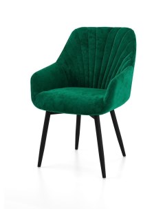 Комфортное кресло Sova Sофи черный зеленый Софи черный зеленый М-трейд