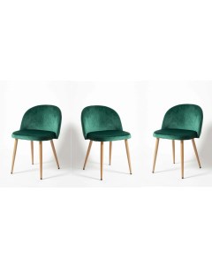 Комплект стульев 3 шт UDC 7003 G062 18 бук зеленый La room