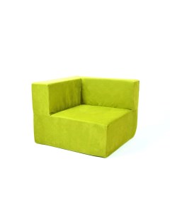 Кресло диван угловое модульное ТЕТРИС 40 поролон велюр Травяной Freeform