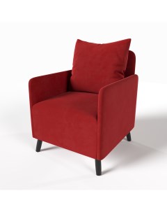 Кресло Будапешт красное 68х72х85 Salon tron