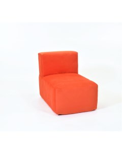 Кресло модульное ТЕТРИС 40 поролон велюр Оранжевый Freeform