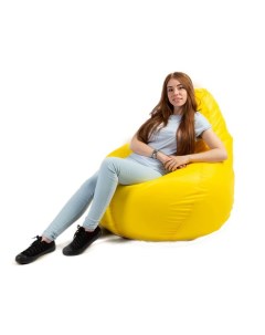 Кресло груша SUPER OXFORD 43 Желтый Kreslo-puff
