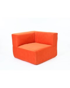 Кресло диван угловое модульное ТЕТРИС 40 поролон велюр Оранжевый Freeform