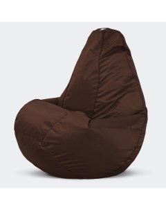 Кресло мешок пуфик груша размер XXXL коричневый оксфорд Puflove