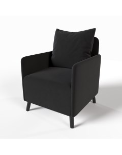 Кресло Будапешт черное 68х72х85 Salon tron