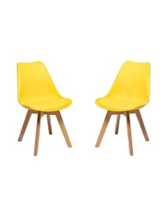 Комплект стульев 2 шт SC 034 бежевый желтый La room