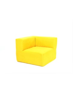 Кресло диван угловое модульное ТЕТРИС 30 поролон велюр Желтый Freeform