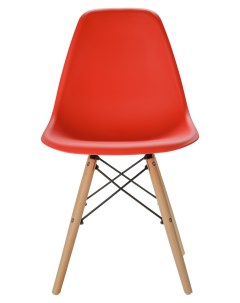 Комплект стульев 4 шт для кухни в стиле EAMES DSW красный Leon group