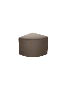 Пуф Модис угловой велюр коричневый Класс мебель