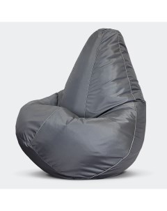 Кресло мешок пуфик груша размер XXXL серый оксфорд Puflove