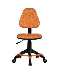 Кресло детское KD 4 F обивка ткань цвет оранжевый Бюрократ