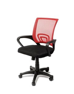 Кресло офисное Симпл офис ОС 9030 пластиковый красный сетка ткань Ооо симпл-офис