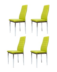 Комплект стульев 4 шт F 261 3 хром зеленый La room