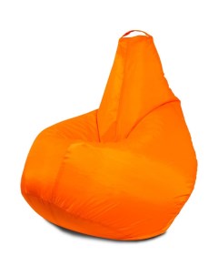 Кресло мешок груша L Оранжевый Оксфорд Puffmebel