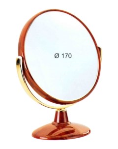 Косметическое зеркало Janeke Настольное D170 коричневое Janeke 1830