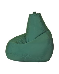 Кресло мешок груша L Темно зеленый Дюспо Puffmebel
