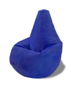 Кресло мешок груша L Темно синий Оксфорд Puffmebel