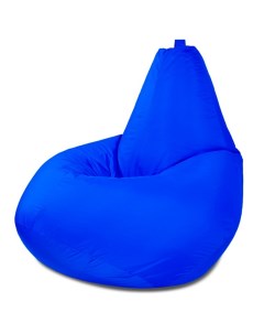 Кресло мешок груша L Синий Дюспо Puffmebel