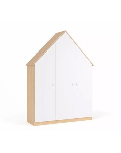 Шкаф для одежды трёхдверный распашной в виде домика дизайнерский by Home Mr.doors