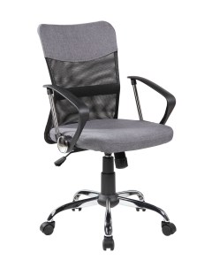 Офисное кресло RCH 8005 Сетка черная ткань серая Riva chair