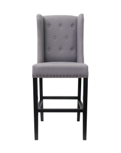 Комплект барных стульев 2 шт 5KS27623 G черный серый Mak-interior