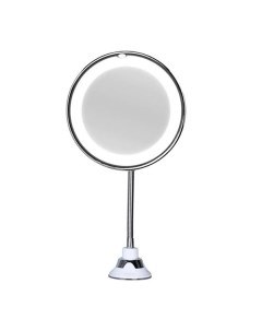 Косметическое зеркало на вакуумной присоске и подсветкой My Fold Jin Ge Mirror Ripoma