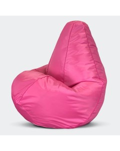 Кресло мешок пуфик груша размер XXXL розовый оксфорд Puflove