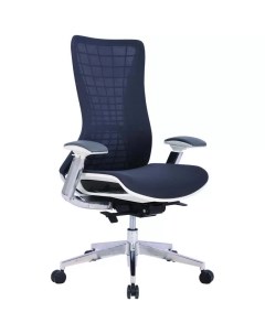 Кресло для руководителя 571 TTW черное сетка ткань металл 871010 Easy chair