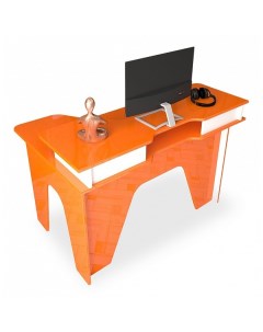 Компьютерный стол Мебелеф Мебелеф 6 оранжевый Мебелефф